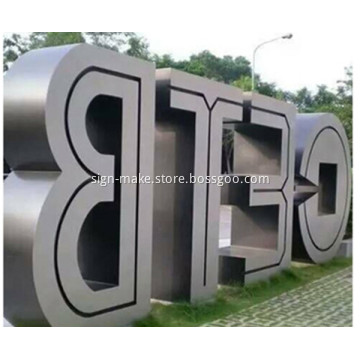 Large Outdoor Metal Letters